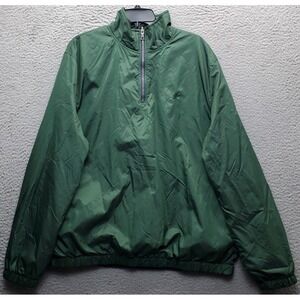 Nautica Reversible Jacket Mens Large Multi Windbreaker Long Sleeve Quarter Zip